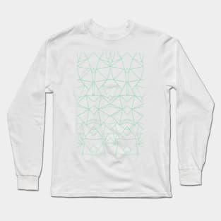 Abstract Mirror Mint Long Sleeve T-Shirt